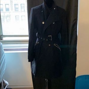 Wool Moto Coat